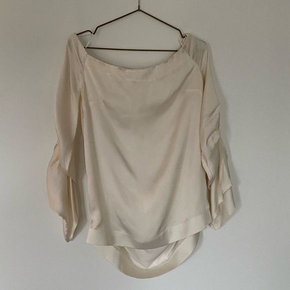MISHA COLLECTION Tops - Misha silk open back blouse top